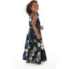 imageGirl Hawaiian Maxi Tiered Dress in Pineapple GardenPineapple Garden Navy