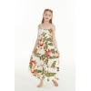 imageGirl Hawaiian Maxi Tiered Dress in Rafelsia CreamRafelsia Cream