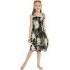 imageMatchable Family Hawaiian Luau Men Women Girl Boy Clothes in Wispy Cereus BlackGirl Elastic Top Strap