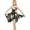 imageMatchable Family Hawaiian Luau Men Women Girl Boy Clothes in Wispy Cereus BlackGirl Fairy