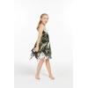 imageMatchable Family Hawaiian Luau Men Women Girl Boy Clothes in Wispy Cereus BlackGirl Fairy