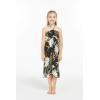 imageMatchable Family Hawaiian Luau Men Women Girl Boy Clothes in Wispy Cereus BlackGirl Halter