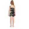 imageMatchable Family Hawaiian Luau Men Women Girl Boy Clothes in Wispy Cereus BlackGirl Romper