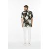 imageMatchable Family Hawaiian Luau Men Women Girl Boy Clothes in Wispy Cereus BlackMen Short Sleeve