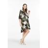 imageMatchable Family Hawaiian Luau Men Women Girl Boy Clothes in Wispy Cereus BlackWomen 34 Sleeve