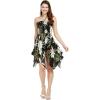 imageMatchable Family Hawaiian Luau Men Women Girl Boy Clothes in Wispy Cereus BlackWomen Fairy