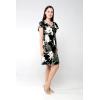imageMatchable Family Hawaiian Luau Men Women Girl Boy Clothes in Wispy Cereus BlackWomen Short Rahee