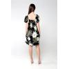 imageMatchable Family Hawaiian Luau Men Women Girl Boy Clothes in Wispy Cereus BlackWomen Short Rahee