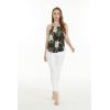 imageMatchable Family Hawaiian Luau Men Women Girl Boy Clothes in Wispy Cereus BlackWomen Spaghetti Strap Top