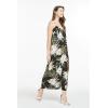 imageMatchable Family Hawaiian Luau Men Women Girl Boy Clothes in Wispy Cereus BlackWomen Sweet Heart Maxi