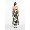 imageMatchable Family Hawaiian Luau Men Women Girl Boy Clothes in Wispy Cereus BlackWomen Sweet Heart Maxi