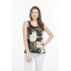imageMatchable Family Hawaiian Luau Men Women Girl Boy Clothes in Wispy Cereus BlackWomen Tank Top