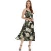 imageMatchable Family Hawaiian Luau Men Women Girl Boy Clothes in Wispy Cereus BlackWomen Tiered
