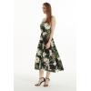 imageMatchable Family Hawaiian Luau Men Women Girl Boy Clothes in Wispy Cereus BlackWomen Tiered