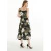 imageMatchable Family Hawaiian Luau Men Women Girl Boy Clothes in Wispy Cereus BlackWomen Tiered