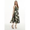 imageMatchable Family Hawaiian Luau Men Women Girl Boy Clothes in Wispy Cereus BlackWomen Tiered