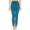 imageWomens Athletic Sportswear Leggings Pants in Side Floral with Matching Solid PatternsGreen With Side Crayon Palms Green