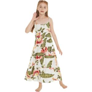 imageGirl Hawaiian Maxi Tiered Dress in Rafelsia CreamRafelsia Cream