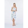 imageWomens Hawaiian Luau Halter Floral Print Halter Dress in Hibiscus PatternsSandy Beach Cream