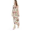 imageWomens Hawaiian Maxi Tank Elastic Luau Dress in Sunset PatternsNeon Sunset