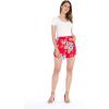 imageHawaii Hangover Women Elastic Waist Shorts with Pockets in HibiscusHibiscus Red
