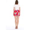 imageHawaii Hangover Women Elastic Waist Shorts with Pockets in HibiscusHibiscus Red