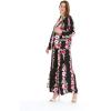 imageHawaii Hangover Womens Floral Suit in Pink Black Hibiscus VinePink Black Hibiscus Vine