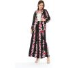 imageHawaii Hangover Womens Floral Suit in Pink Black Hibiscus VinePink Black Hibiscus Vine