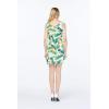 imageHawaii Hangover Womens Tank Fit Dress Pink ampamp Green Palms Flamingo in LoveBird of Paradise in White