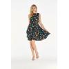 imageHawaii Hangover Womens Vintage Fit and Flare Dress in Tropical PatternsFlamingo Party Black