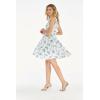 imageHawaii Hangover Womens Vintage Fit and Flare Dress in Tropical PatternsVintage Tropical Toile