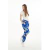 imageWomens Hawaiian Print Jogger Pants in Hibiscus BlueHibiscus Blue