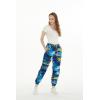 imageWomens Hawaiian Print Jogger Pants in Sunset BlueSunset Blue