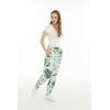imageWomens Hawaiian Print Jogger Pants in Wispy Cereus Light BlueWispy Cereus Light Blue