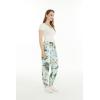 imageWomens Hawaiian Print Jogger Pants in Wispy Cereus Light BlueWispy Cereus Light Blue