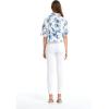 imageWomens Hawaiian Tie Front Crop Top Aloha Shirt in HibiscusDay Dream Bloom