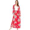 imageHawaii Hangover Womens Floral Suit in Pink Black Hibiscus VineHibiscus Red