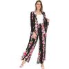imageHawaii Hangover Womens Floral Suit in Pink Black Hibiscus VinePink Black Hibiscus Vine