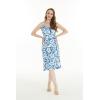 imageHawaii Hangover Womens Hawaiian Mermaid Ruffle Dress Classic HibiscusClassic Hibiscus Blue
