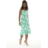 imageHawaii Hangover Womens Hawaiian Mermaid Ruffle Dress Classic HibiscusClassic Hibiscus Green