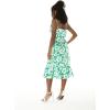 imageHawaii Hangover Womens Hawaiian Mermaid Ruffle Dress Classic HibiscusClassic Hibiscus Green