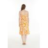 imageHawaii Hangover Womens Hawaiian Mermaid Ruffle Dress Classic HibiscusClassic Hibiscus Orange
