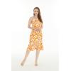 imageHawaii Hangover Womens Hawaiian Mermaid Ruffle Dress Classic HibiscusClassic Hibiscus Orange