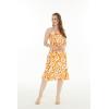 imageHawaii Hangover Womens Hawaiian Mermaid Ruffle Dress Classic HibiscusClassic Hibiscus Orange