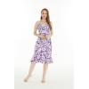 imageHawaii Hangover Womens Hawaiian Mermaid Ruffle Dress Classic HibiscusClassic Hibiscus Purple