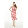 imageHawaii Hangover Womens Hawaiian Mermaid Ruffle Dress Classic HibiscusClassic Hibiscus Red