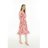 imageHawaii Hangover Womens Hawaiian Mermaid Ruffle Dress Classic HibiscusClassic Hibiscus Red