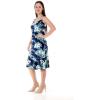 imageHawaii Hangover Womens Hawaiian Mermaid Ruffle Dress Lotus and OrchidOrchid Breeze Navy