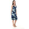 imageHawaii Hangover Womens Hawaiian Mermaid Ruffle Dress Lotus and OrchidOrchid Breeze Navy