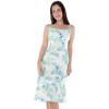 imageHawaii Hangover Womens Hawaiian Mermaid Ruffle Dress Lotus and OrchidOrchid Breeze White